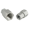 7BC-GDK/S / 7BD-GDK/S BSP manometerconnector met DKI-afdichtring