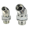1CG4-OG / 1DG4-OG / 1CG4-OG/RN / 1DG4-OG/RN Seri 45&deg; BSP Thread Adjustable Stud Elbow dengan O-Ring Seal