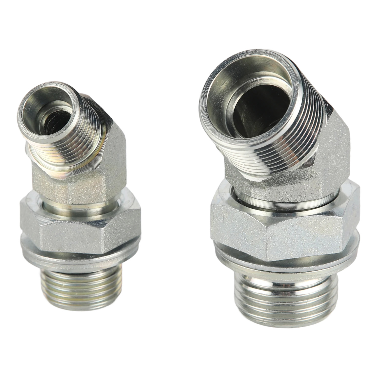 1CG4-OG / 1DG4-OG / 1CG4-OG/RN / 1DG4-OG/RN Seri 45&deg; BSP Thread Adjustable Stud Elbow dengan O-Ring Seal